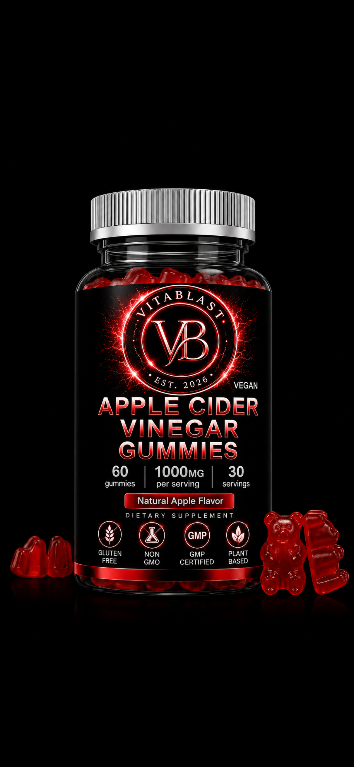 Vitablast Apple Cider Vinegar Gummies