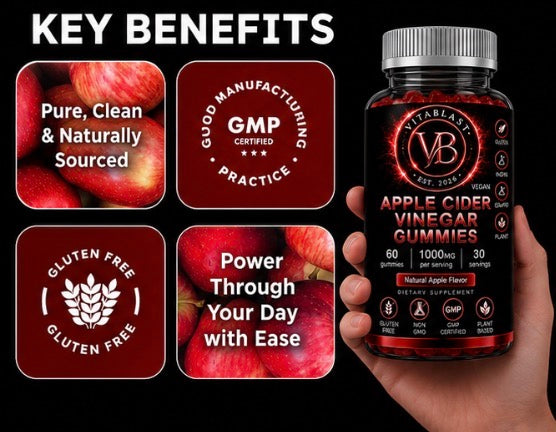 Vitablast Apple Cider Vinegar Gummies