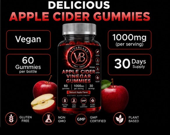 Vitablast Apple Cider Vinegar Gummies